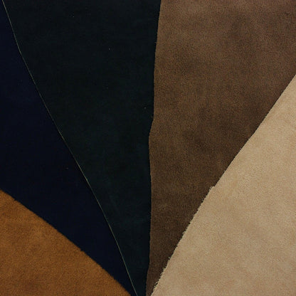 Lote 5 trozos de serraje varios colores