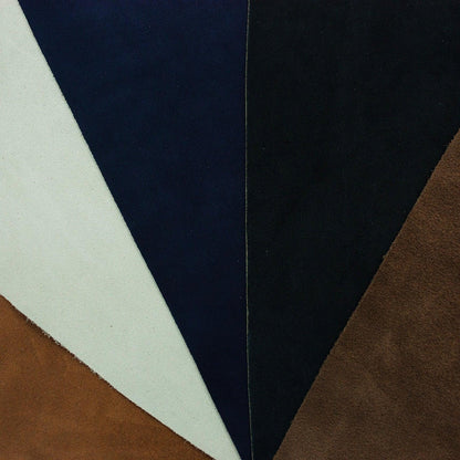 Lot 5 pieces of split leather various colors