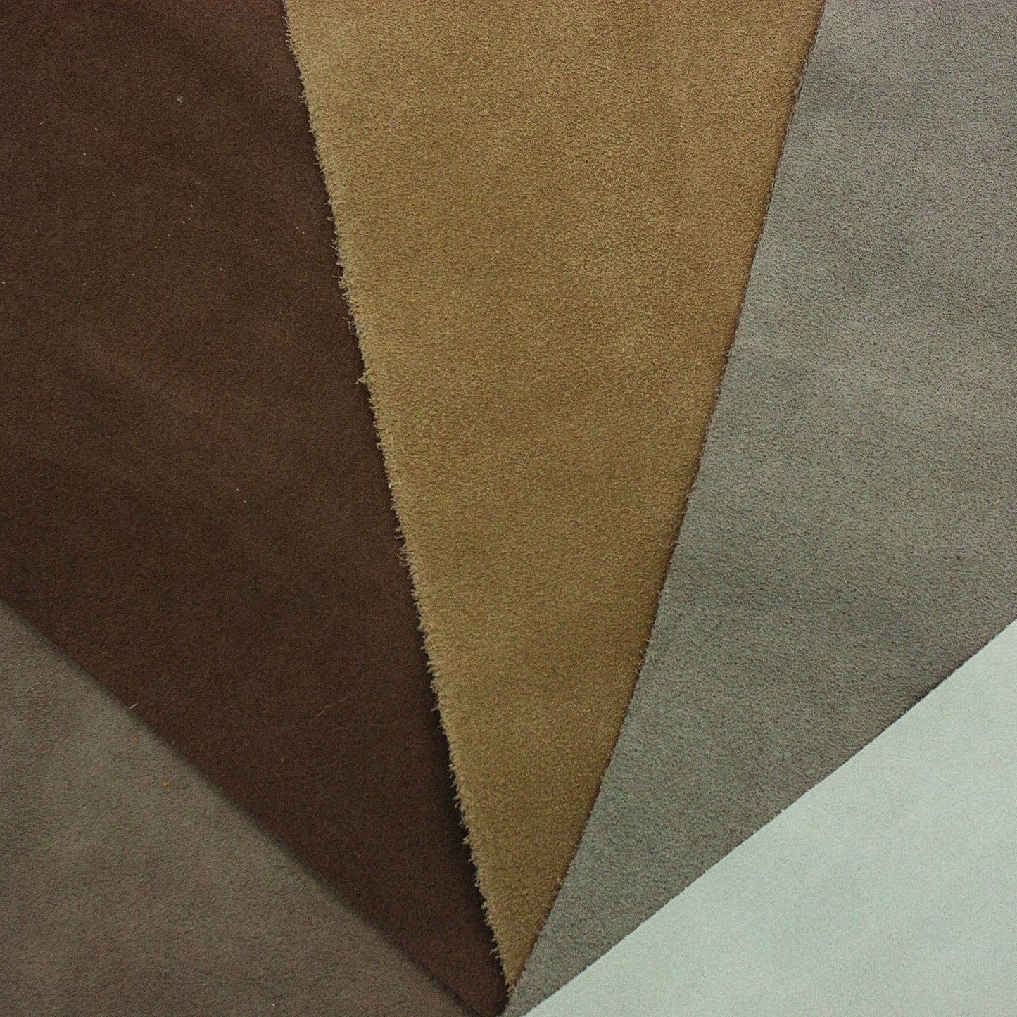 Lote 5 trozos de serraje varios colores