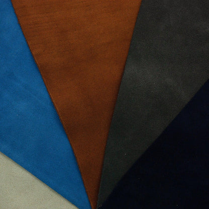 Lote 5 trozos de serraje varios colores