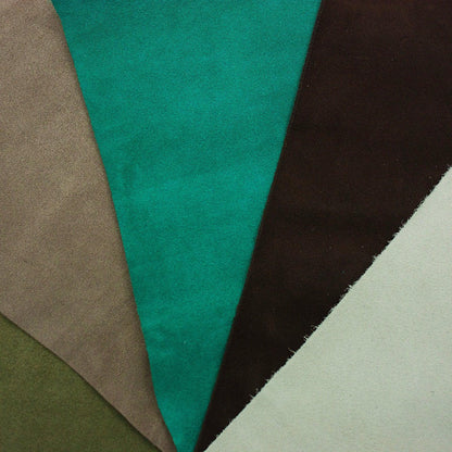 Lot 5 pieces of split leather various colors