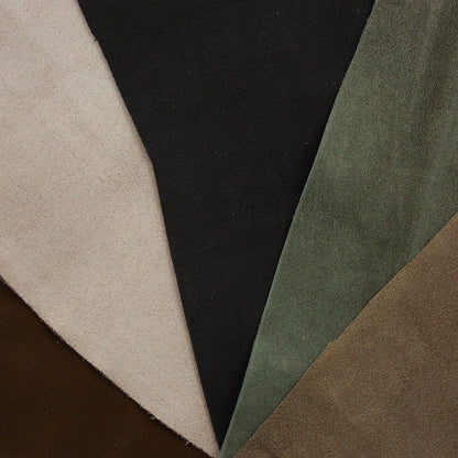 Lot 5 pieces of split leather various colors