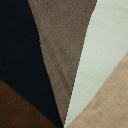 Lot 5 pieces of split leather various colors