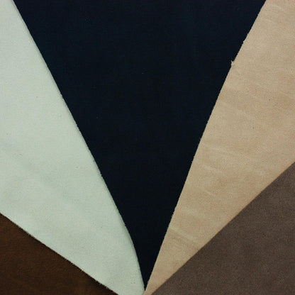 Lot 5 pieces of split leather various colors