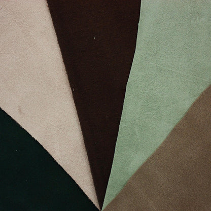 Lot 5 pieces of split leather various colors