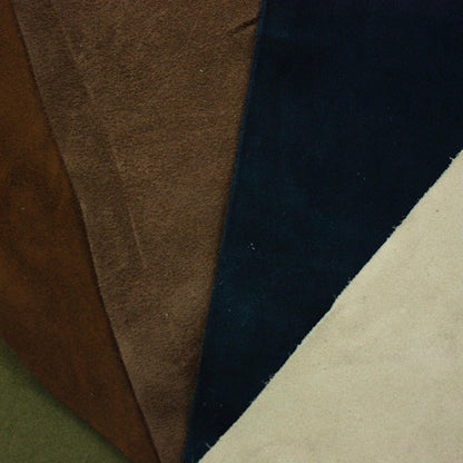 Lot 5 pieces of split leather various colors