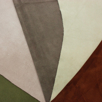 Lot 5 pieces of split leather various colors