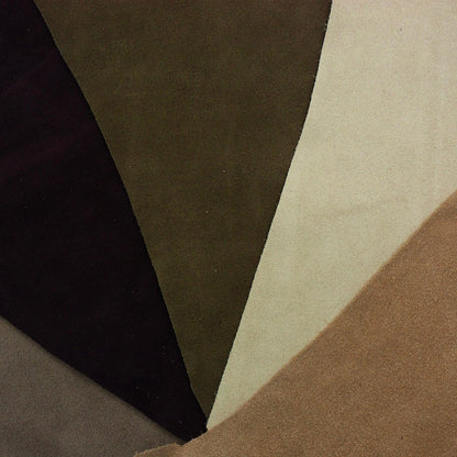 Lote 5 trozos de serraje varios colores