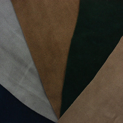 Lot 5 pieces of split leather various colors