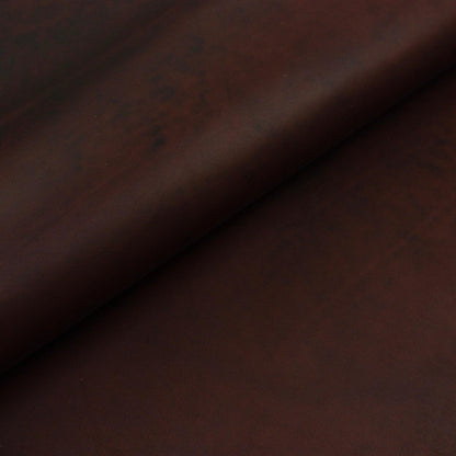 Crazy horse burgundy oiled cowhide