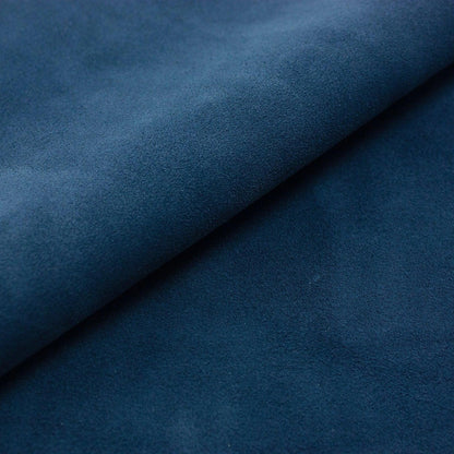 Trozos de piel serraje azul jeans