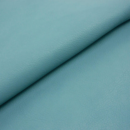 Piece of bovine leather, drummed, dead blue