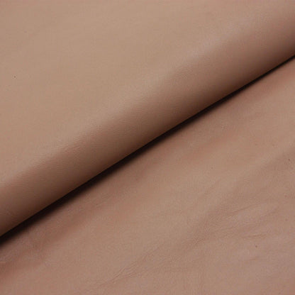 Piece of brown lambskin lining