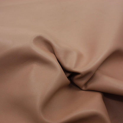 Piece of brown lambskin lining