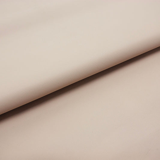 Piece of beige goat leather lining