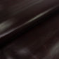 Trozo de piel vacuno marron brillo envejecido