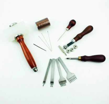 Kit iniciación a la artesania en cuero - Básico - La Tendeta del Cuero