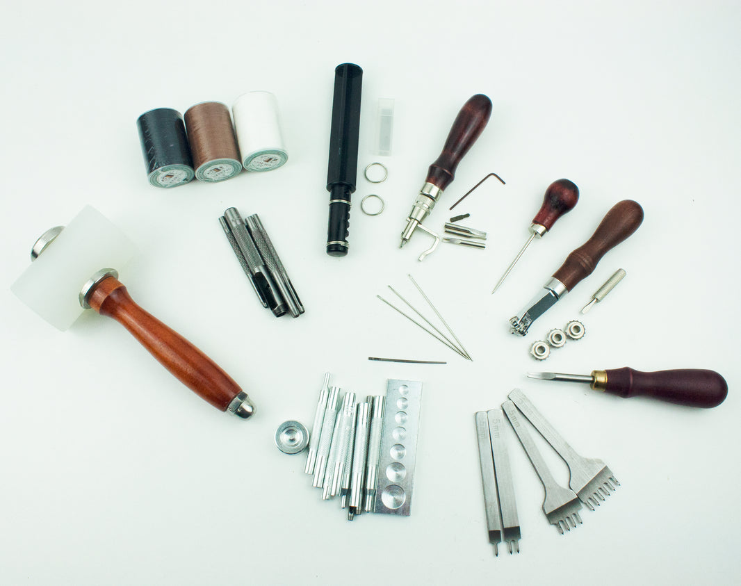 KITS DE HERRAMIENTAS PERSONALIZABLES PARA TRABAJAR EL CUERO La Tendeta del Cuero