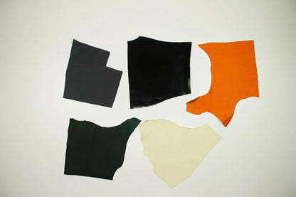 Lote 5 trozos de vacuno varios colores - La Tendeta del Cuero