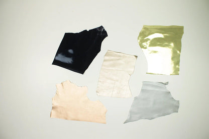 Lote 5 trozos de laminado varios colores - La Tendeta del Cuero
