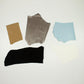 Lot of 5 pieces of fine leather in various colors