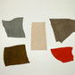 Lote 5 trozos de serraje varios colores
