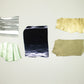 Lote 5 trozos de laminado varios colores