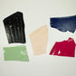 Lote 5 trozos de charol varios colores
