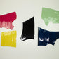 Lote 5 trozos de charol varios colores