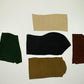 Lot 5 pieces of split leather various colors