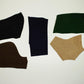 Lot 5 pieces of split leather various colors