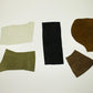 Lot 5 pieces of split leather various colors