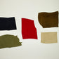 Lote 5 trozos de serraje varios colores