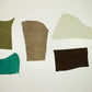Lote 5 trozos de serraje varios colores