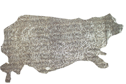 Piel de grabado serpiente moet brush silver - La Tendeta del Cuero