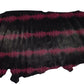 Piel de grabado tejus negro franja fucsia - La Tendeta del Cuero