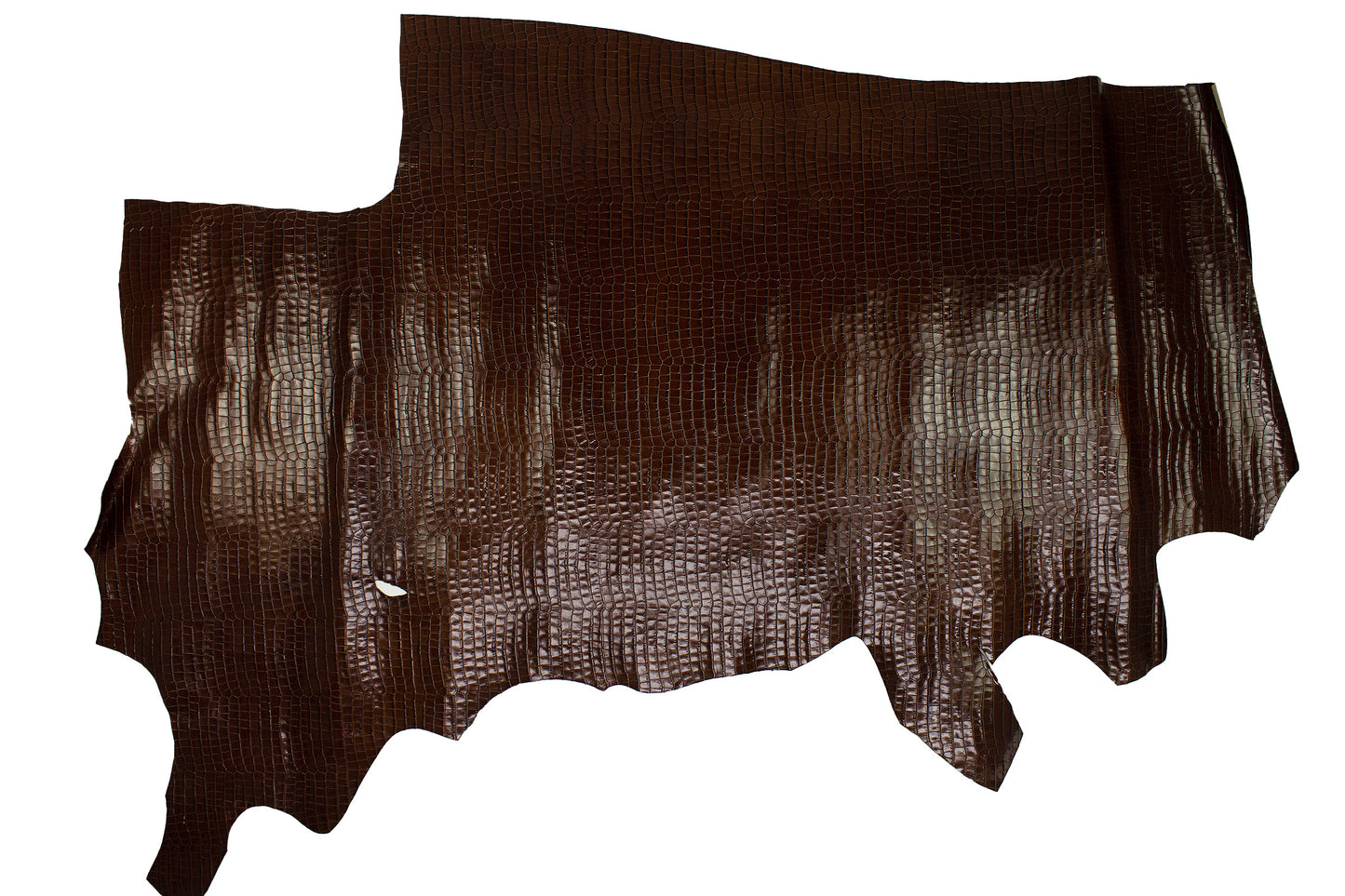 Piel de grabado coco marron