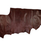 Trozo de piel grabado tejus burdeos
