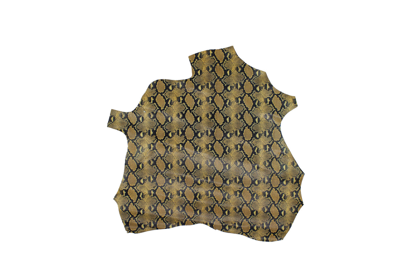 Piel de grabado serpiente camel - negro