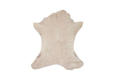 Trozo de piel pelo natural destello plata