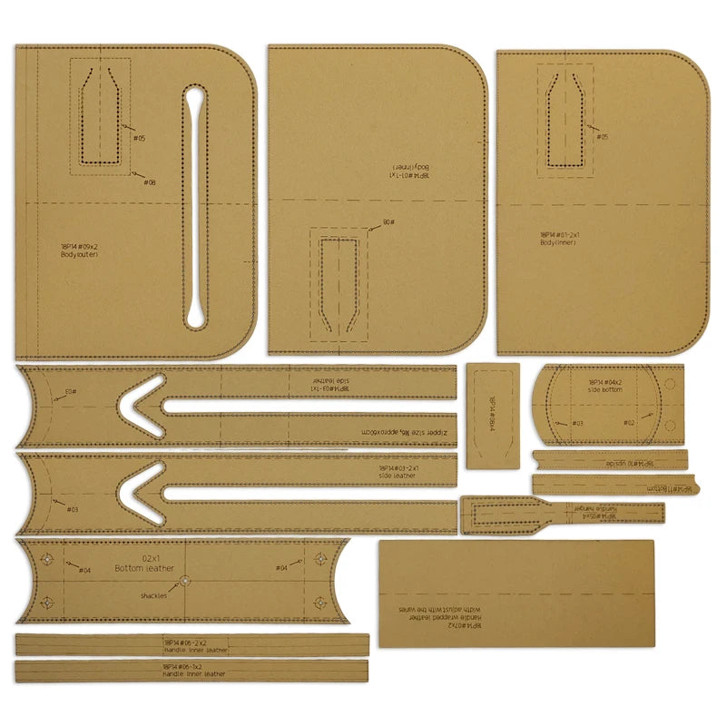 Plantilla maletin para portatil
