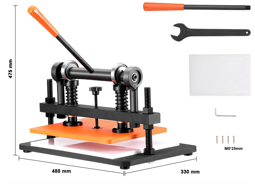 Maquina manual de troquelar de cuero - Grande
