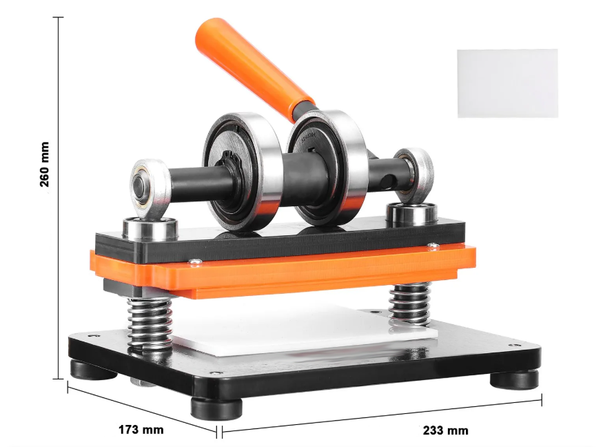 Maquina manual de troquelar de cuero - Pequeña