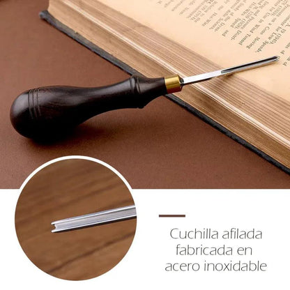 Matacantos curvado para cuero - La Tendeta del Cuero
