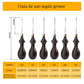 WUTA French style leather stitching chisels