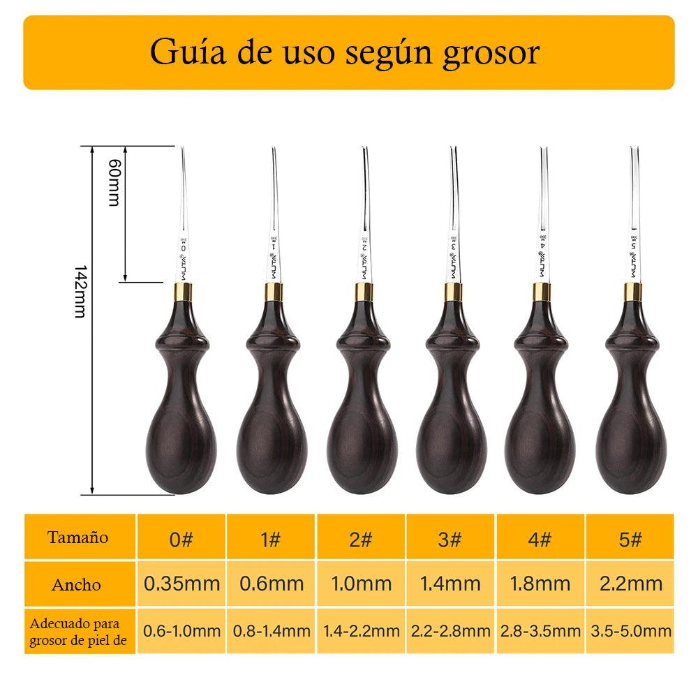 WUTA French style leather stitching chisels