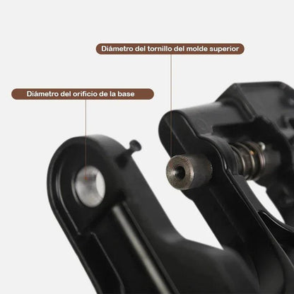 Maquina de remachar manual WUTA - La Tendeta del Cuero