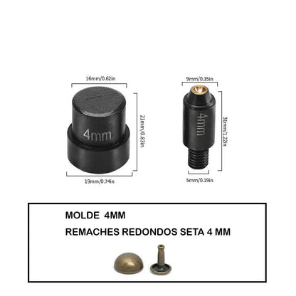 Maquina de remachar manual WUTA - La Tendeta del Cuero