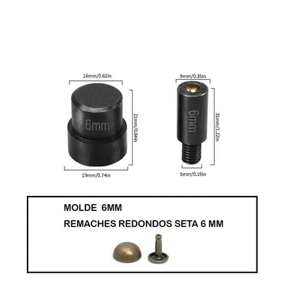 Maquina de remachar manual WUTA - La Tendeta del Cuero