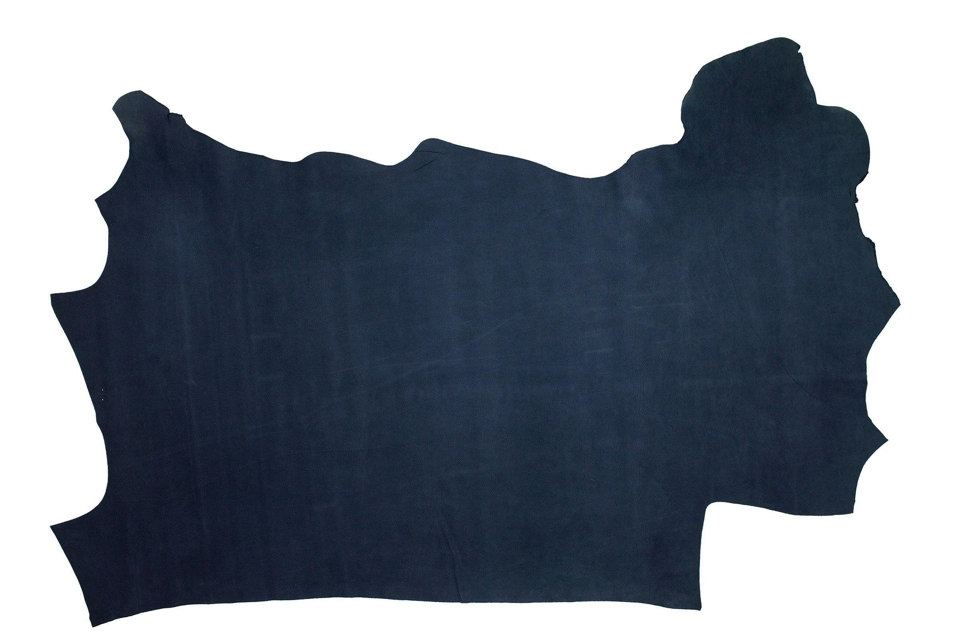 Piel de vacuno nobuck rustico azul jeans - La Tendeta del Cuero